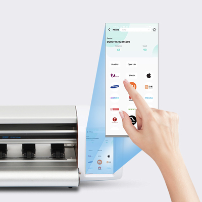 Máquina de corte de protetor de vidro móvel de tela temperada portátil com Wi-Fi A148