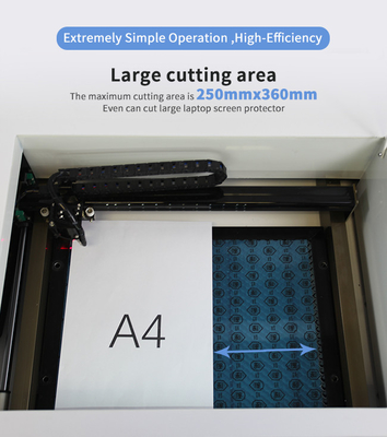 Máquina de corte a laser de protetor de tela inteligente 24V 12V para filme de hidrogel TPU