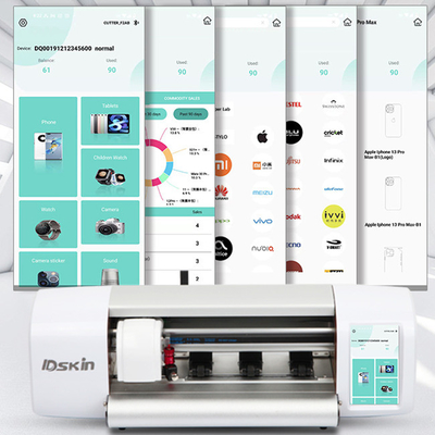 Daqin SGS sem fio Back Cover Vinil Decal Maker máquina cortador impressora com display LCD