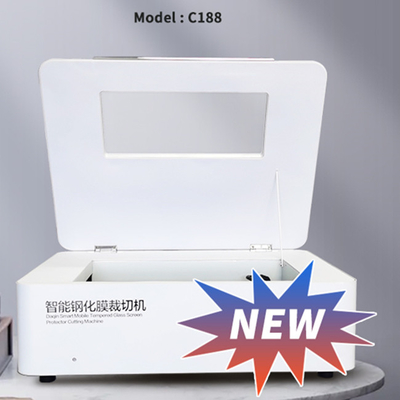 Máquina de corte a laser de resfriamento de água Daqin Co2 40w para protetor de tela móvel