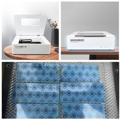 Máquina de corte a laser de resfriamento de água Daqin Co2 40w para protetor de tela móvel
