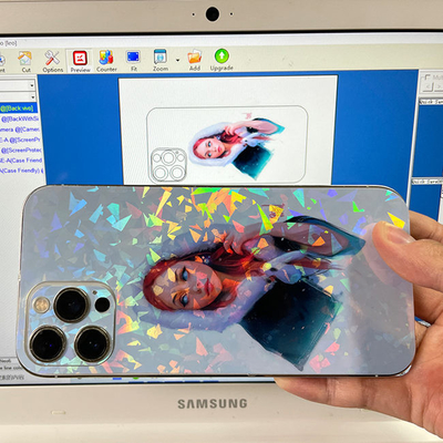 Daqin 3D BTS capa personalizada para celular on-line para fabricação de vidro temperado