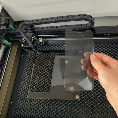Gravura moderada móvel da máquina de corte do laser de Daqin do vidro