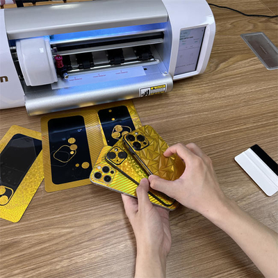Auto Contour Daqin Vinyl Die Cut Sticker Machine Custom Front Back Film Para Telefone / Câmera / Tablet