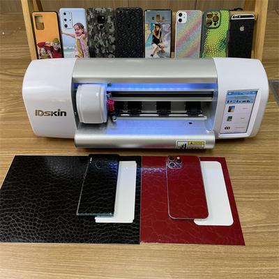 Máquina de corte portátil do protetor da tela do Hydrogel com software móvel do projeto da pele