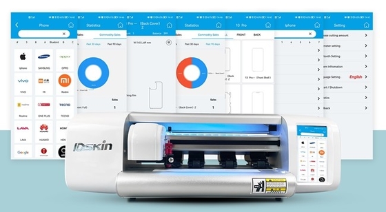 Máquina de corte do filme do Hydrogel de Idskin do telefone celular na empresa de pequeno porte
