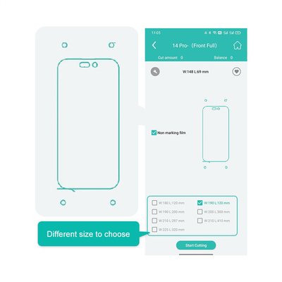Cortador protetor de tela Idskin estável e fácil para película protetora de celular