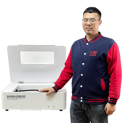 DAQIN Máquina de corte a laser móvel de proteção de tela de vidro temperado com precisão de corte de 0,01 mm