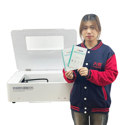 Fabricação ilimitada de telemóveis Tpu Hidrogel Film Sheet Laser Cutter Plotter Protector de tela de vidro temperado Cutter