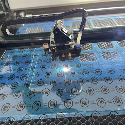 Máquina móvel de corte de vidro temperado Daqin CO2 80W