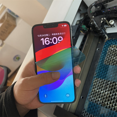 Máquina de corte a laser de proteção de tela de vidro temperado 3D da Daqin Mobile Phone com atualizações gratuitas do modelo