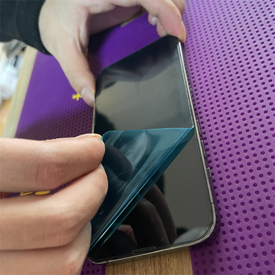 Máquina de corte a laser de proteção de tela profissional para telefone móvel com software de design personalizado