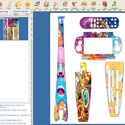 Daqin Laptop Skin Design Software Máquina de corte para peles de laptop personalizadas