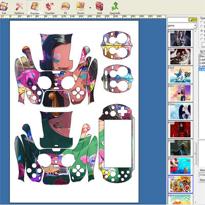 Máquina de fabricação de Laptop Skin com modelos de Laptop e sem limite de corte