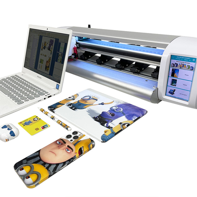 Máquina de fabricação de autocolantes para laptops personalizada Impressora e cortadora de pele para laptops com software