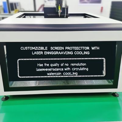 Máquina de gravação a laser de protetor de tela personalizável com refrigeração por água circulante