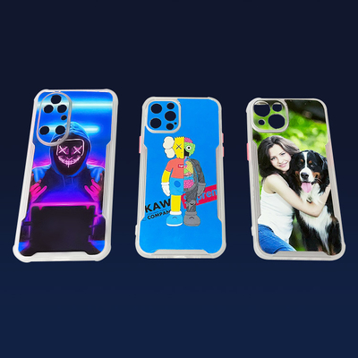 Máquina de impressão de capas on-line de caixas móveis personalizadas por sublimação 3D