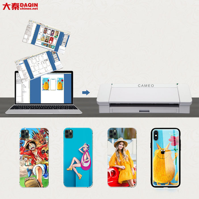 Impressoras de cortador de pele para celular com adesivos personalizados para celular