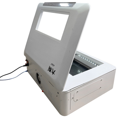 Máquina de corte móvel do laser do protetor da tela 30W de Daqin com software profissional do projeto